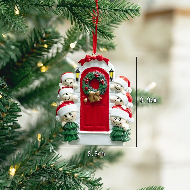 Chinese Warehouse - DIY Resin Christmas Tree Hanging Ornament