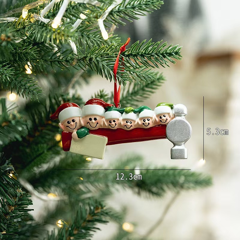 Chinese Warehouse - DIY Resin Christmas Tree Hanging Ornament