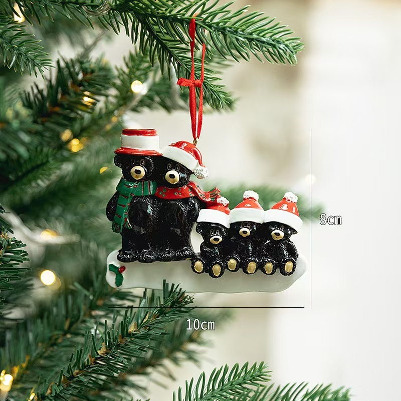 Chinese Warehouse - DIY Resin Christmas Tree Hanging Ornament
