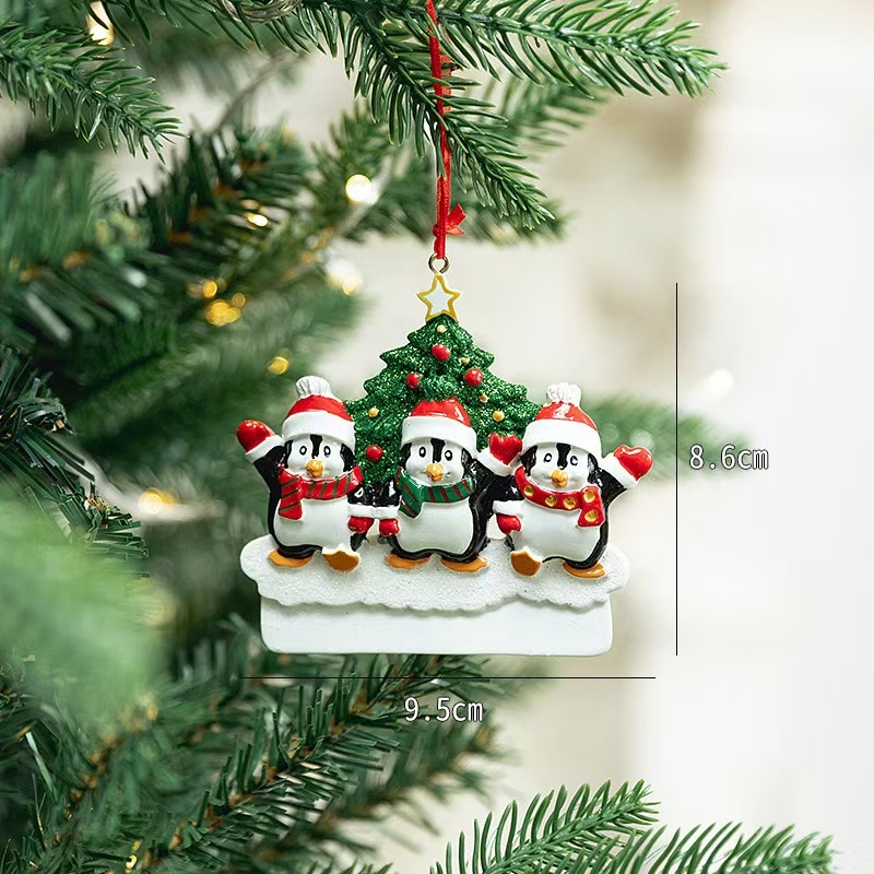 Chinese Warehouse - DIY Resin Christmas Tree Hanging Ornament