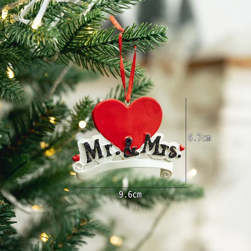 Chinese Warehouse - DIY Resin Christmas Tree Hanging Ornament