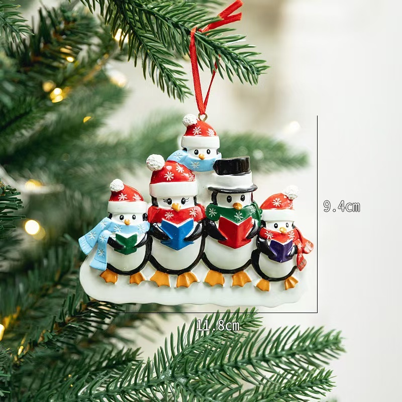Chinese Warehouse - DIY Resin Christmas Tree Hanging Ornament