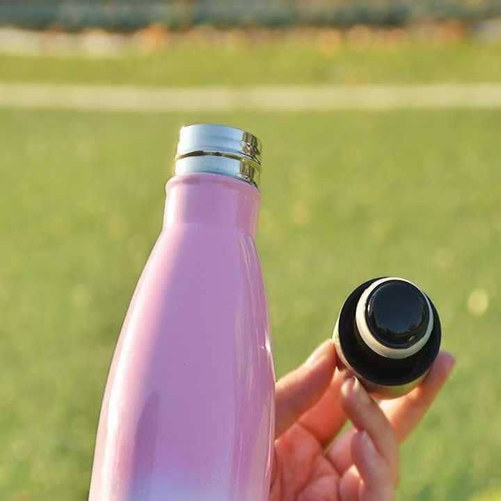 RTS CHINA --- 12oz/17oz/25oz Sublimation Ombre Blank Stainless Steel Cola Bottle with Lids