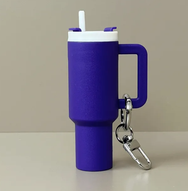 RTS CHINA  -  Cute Container Bottle Bag Key Chain Accessories Miniature Charm Bar Tumbler Chapstick Holder Mini Cup Keychain