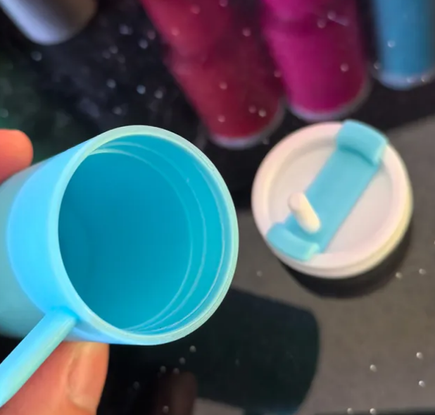 RTS CHINA  -  Cute Container Bottle Bag Key Chain Accessories Miniature Charm Bar Tumbler Chapstick Holder Mini Cup Keychain
