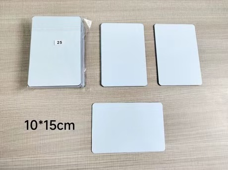RTS CHINA - 120 package 3.7*5.7 inches/3.9*5.9 inches Sublimation Synthetic resin Blank Fridge Magnets for Decoration