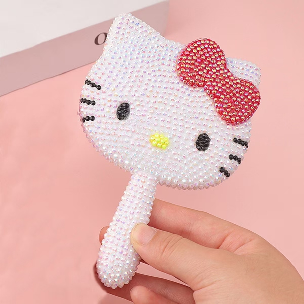 RTS CHINA - 10.2*6.5 Inches DIY Handheld Makeup Mirror