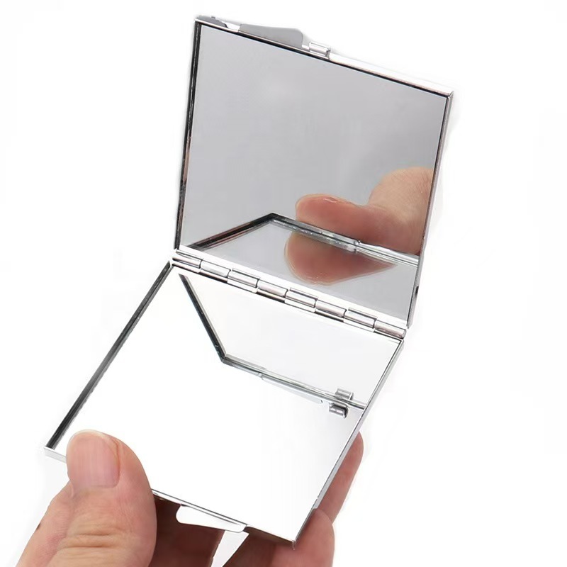 RTS CHINA - New Sublimation Square Mental Makeup Mirror