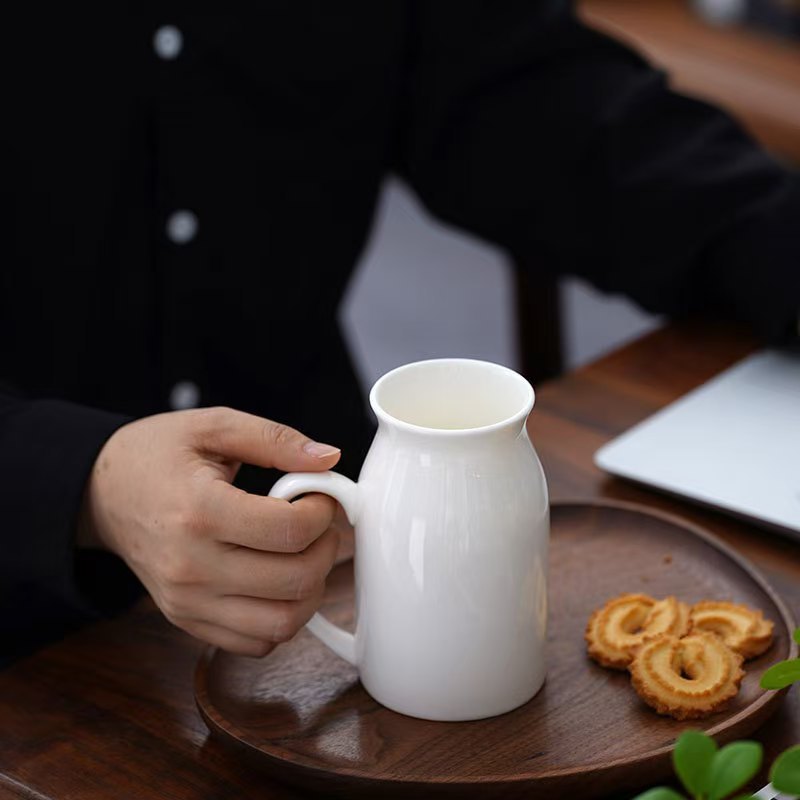 RTS CHINA - 8oz/15oz Sublimation Ceramic Blank Milk Cup