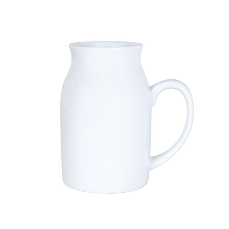 RTS CHINA - 8oz/15oz Sublimation Ceramic Blank Milk Cup