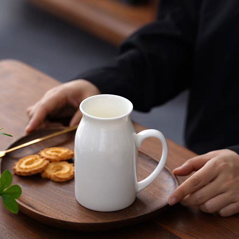 RTS CHINA - 8oz/15oz Sublimation Ceramic Blank Milk Cup