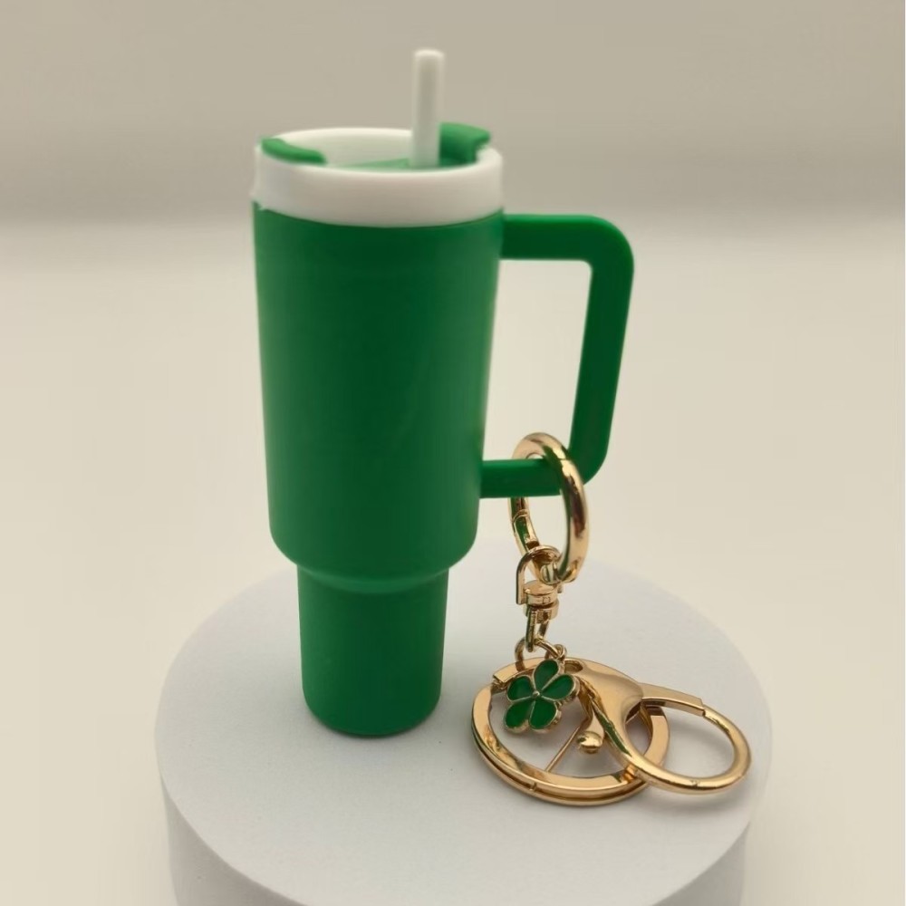 RTS CHINA  -  Cute Container Bottle Bag Keychain Accessories Miniature Charm Bar Tumbler Chapstick Holder Mini Cup Keychain