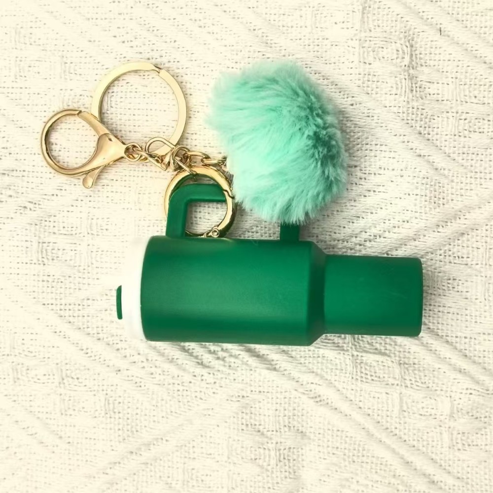 RTS CHINA  -  Cute Container Bottle Bag Keychain Accessories Miniature Charm Bar Tumbler Chapstick Holder Mini Cup Keychain