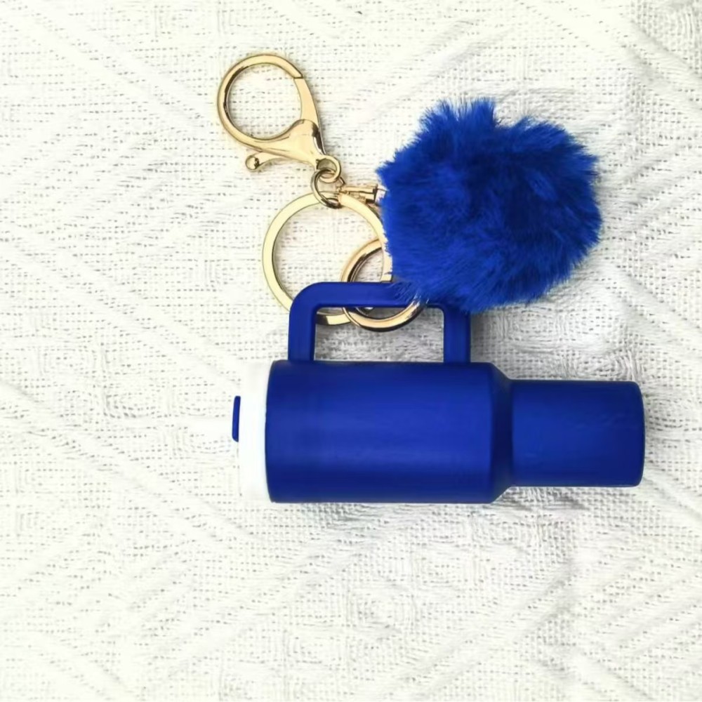 RTS CHINA  -  Cute Container Bottle Bag Keychain Accessories Miniature Charm Bar Tumbler Chapstick Holder Mini Cup Keychain