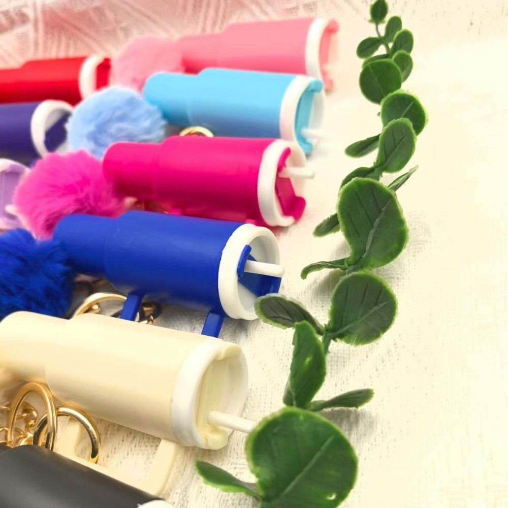RTS CHINA  -  Cute Container Bottle Bag Keychain Accessories Miniature Charm Bar Tumbler Chapstick Holder Mini Cup Keychain