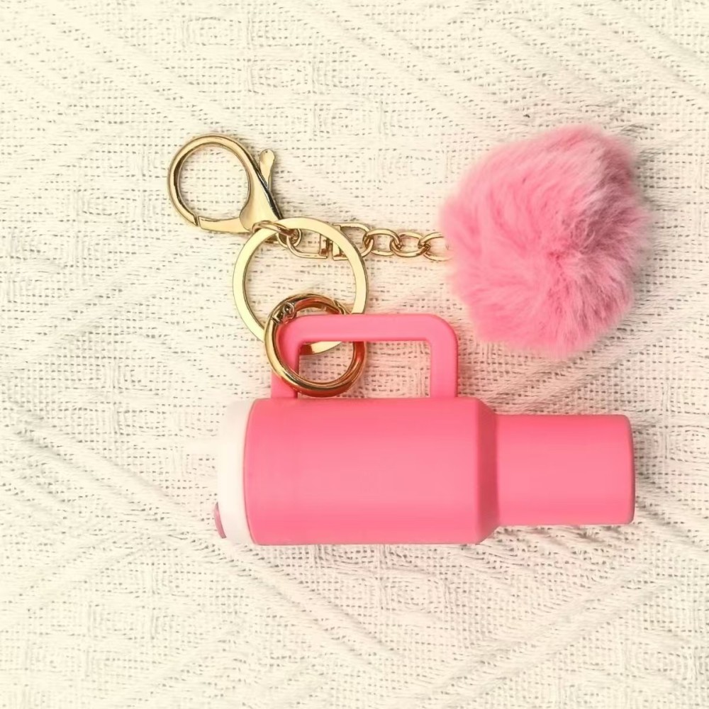 RTS CHINA  -  Cute Container Bottle Bag Keychain Accessories Miniature Charm Bar Tumbler Chapstick Holder Mini Cup Keychain