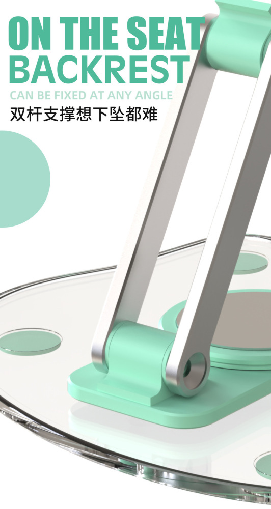 RTS CHINA - 6x5 inches Acrylic Tablet Stand with 360 Rotating Base for Drawing, Compatible with iPad Pro/Air/Mini and More