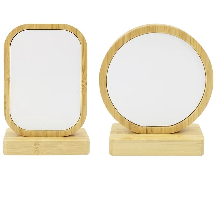 RTS CHINA - 5x4 Inches Aluminum and Bamboo Sublimation Frame