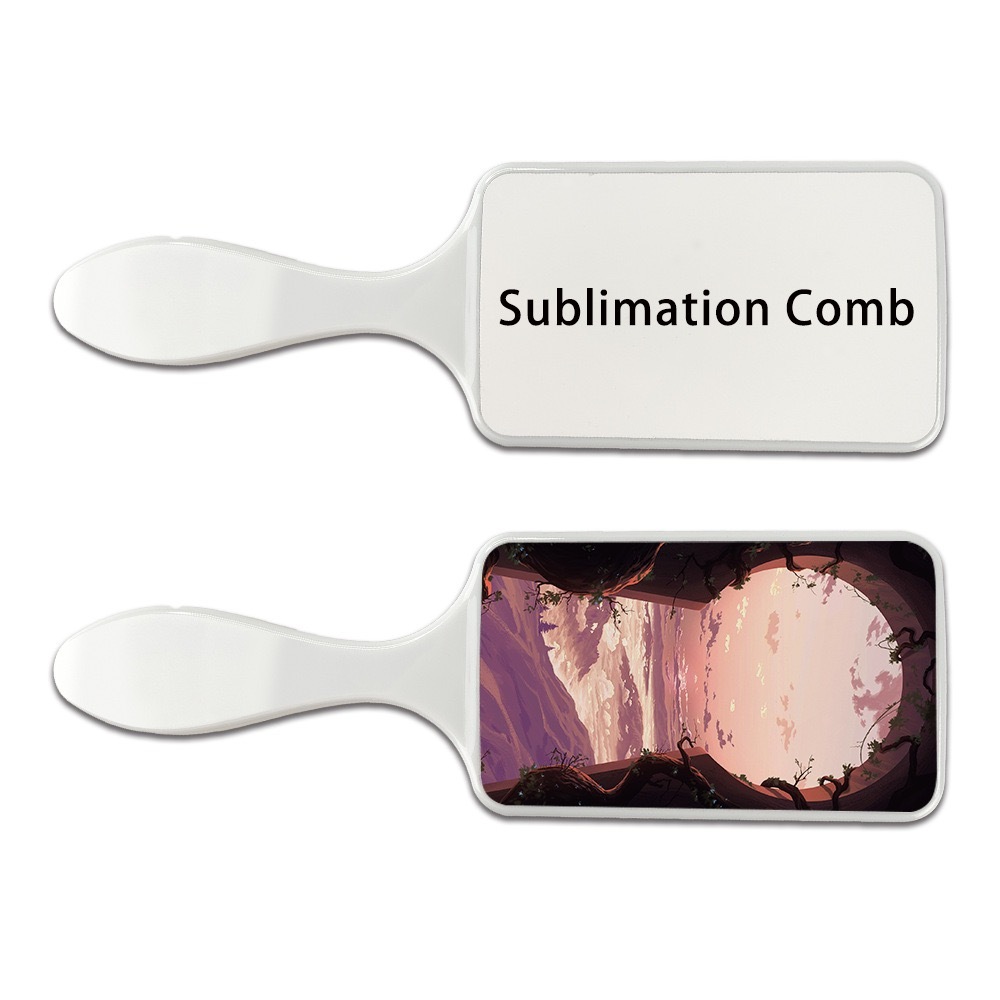 RTS CN - 8.8x2.6inches Plastic Sublimation Comb