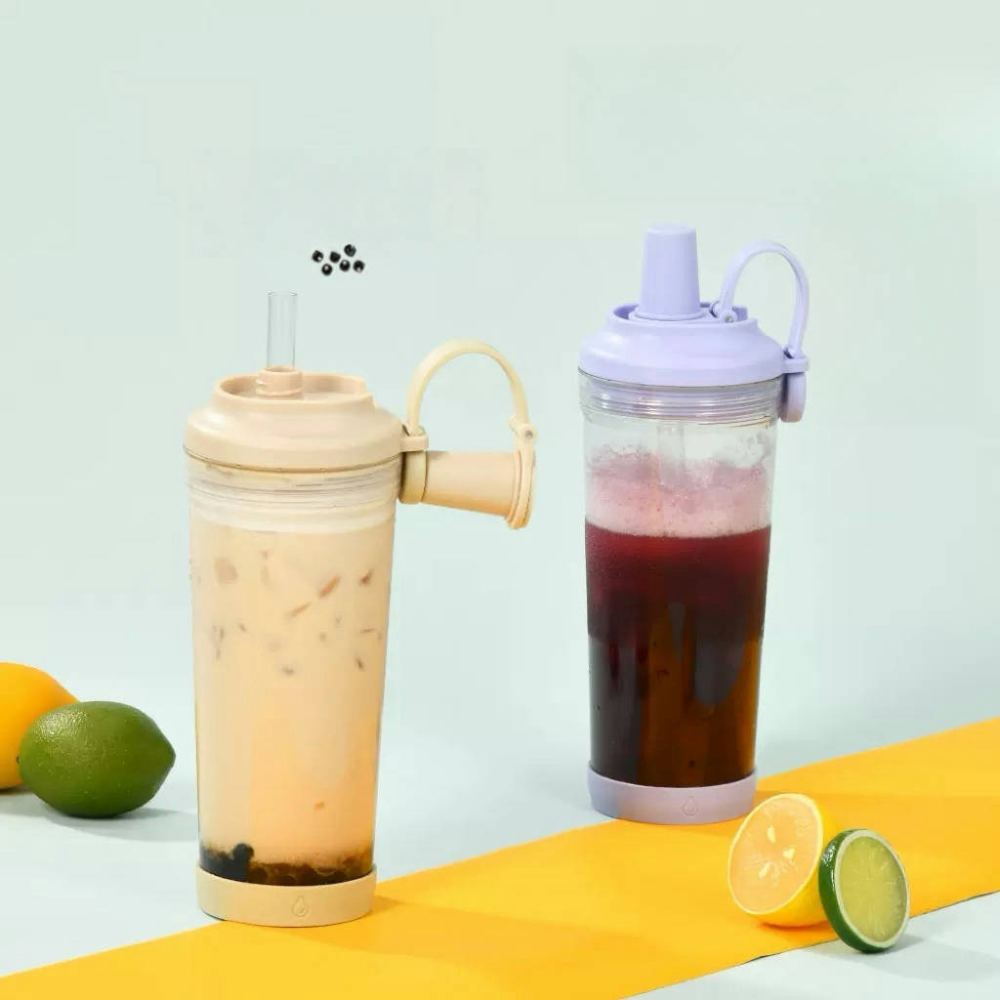 RTS CHINA - 28oz Plastic Cup Ice Drink Plastic Tumblers with Lid and Straw