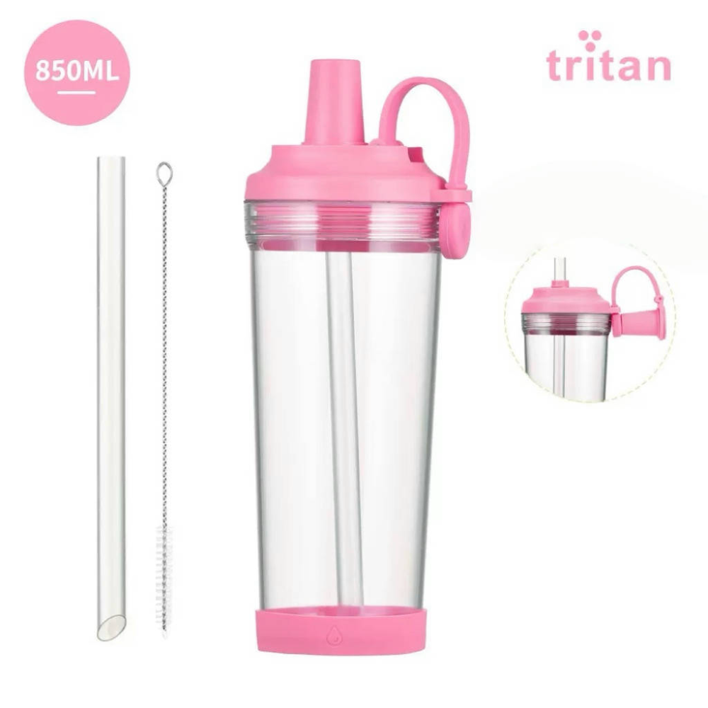 RTS CHINA - 28oz Plastic Cup Ice Drink Plastic Tumblers with Lid and Straw