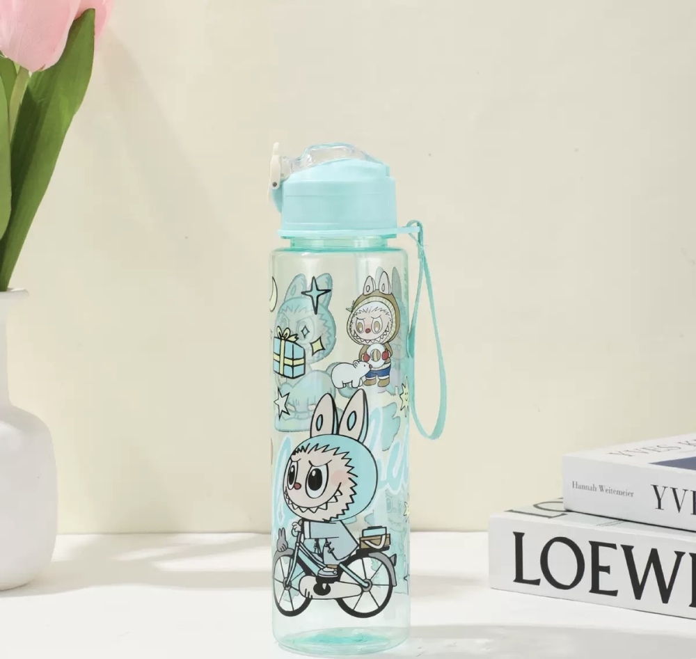 RTS CHINA - 14oz Double Walled Stainless Steel  Labubu Water Bottle