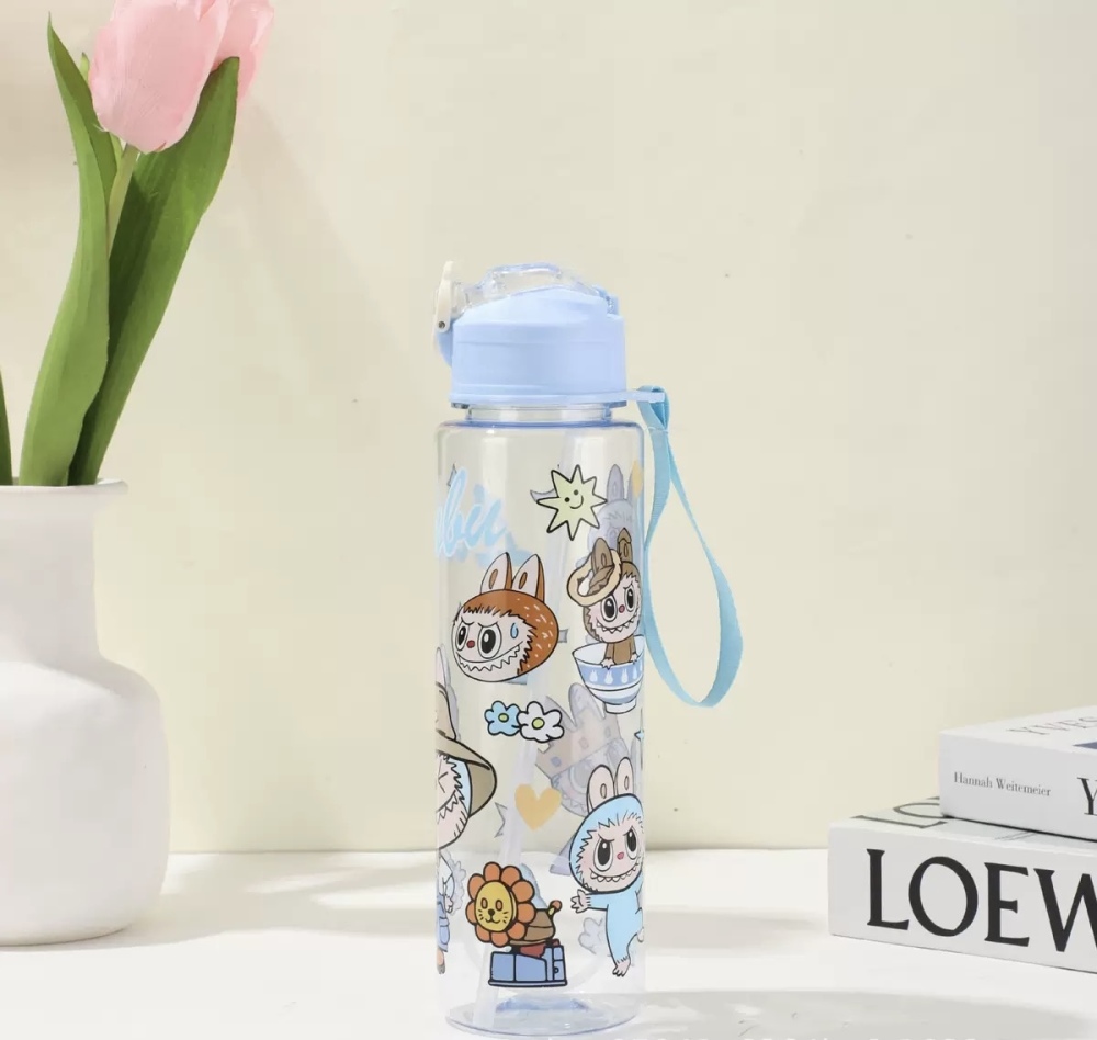 RTS CHINA - 14oz Double Walled Stainless Steel  Labubu Water Bottle