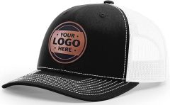 Custom Trucker Leather Patch Hat