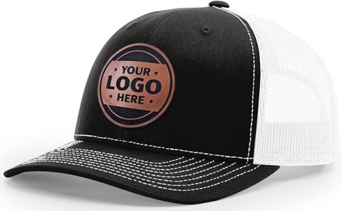 Custom Trucker Leather Patch Hat