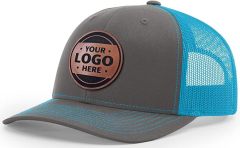 Custom Trucker Leather Patch Hat