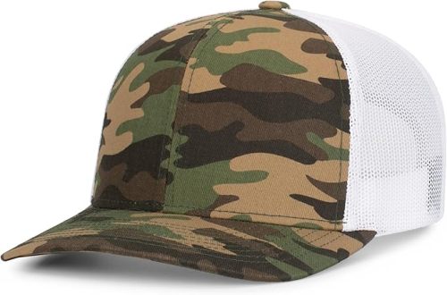 Unisex-Adult Camo Snapback Trucker Cap