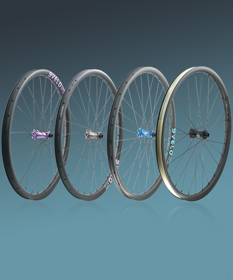 Blue mtb online wheels