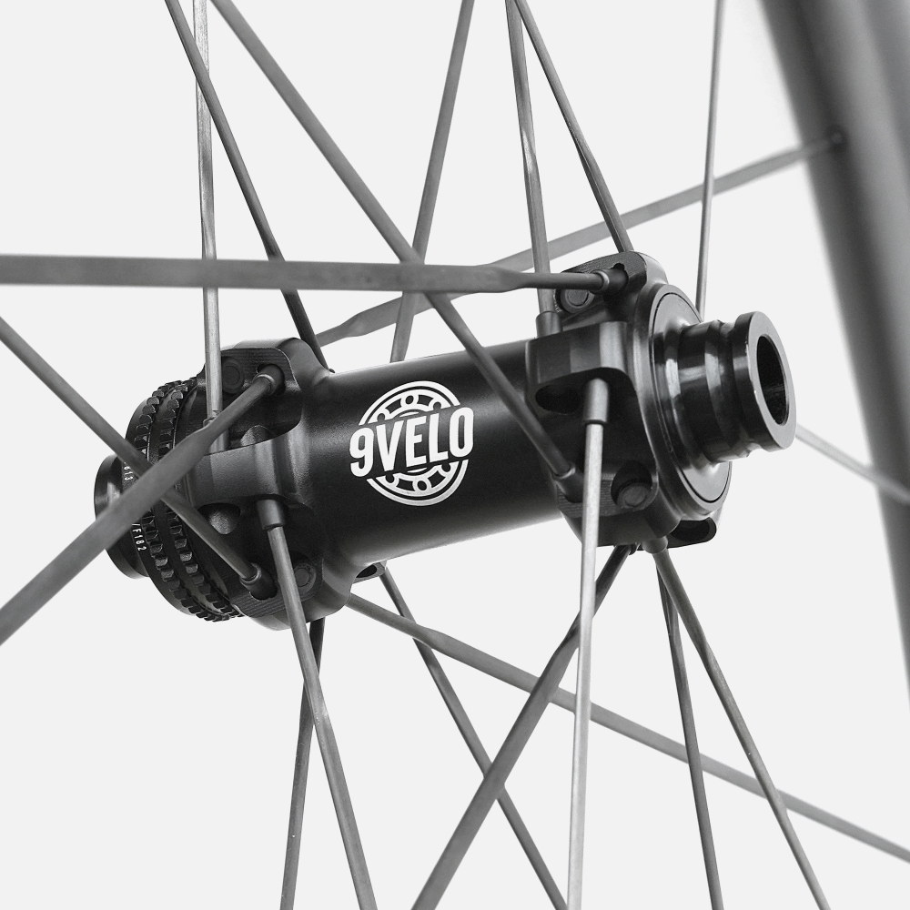 9Velo 2025 Road Disc Carbon Spoke CD Wide Series 20H/20H (24mm inner wide)