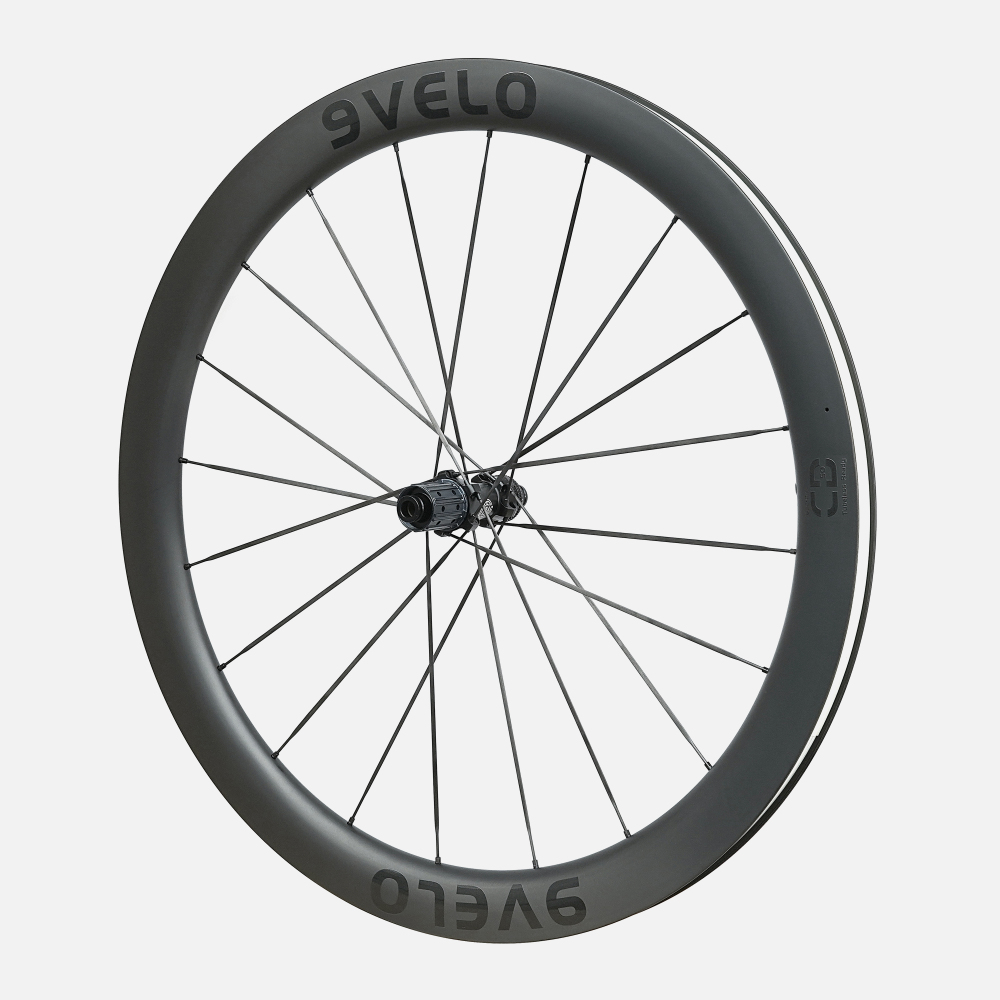 9Velo 2025 Road Disc Carbon Spoke CD Wide Series 20H/20H (24mm inner wide)
