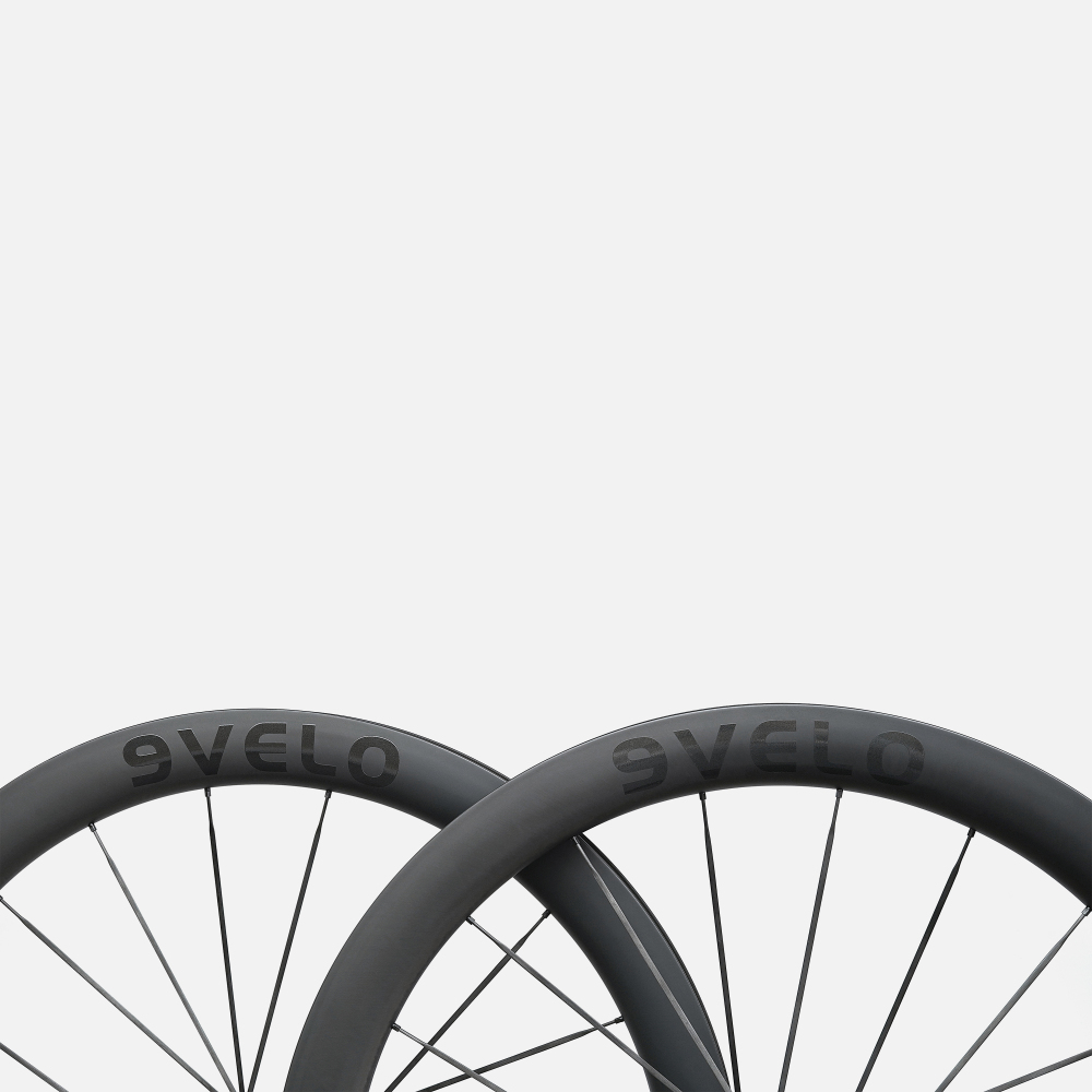 9Velo 2025 Road Disc Carbon Spoke CD Wide Series 20H/20H (24mm inner wide)