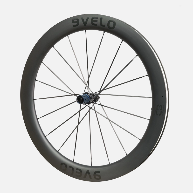 9Velo 2025 Road Disc Carbon Spoke CD Wide Series 20H/20H (24mm inner wide)