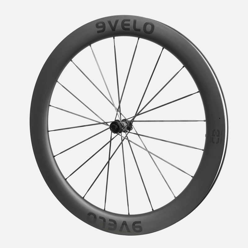 9Velo 2025 Road Disc Carbon Spoke CD Wide Series 20H/20H (24mm inner wide)