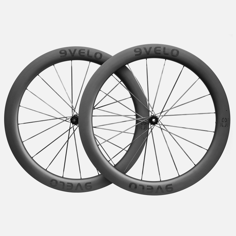 9Velo 2025 Road Disc Carbon Spoke CD Wide Series 20H/20H (24mm inner wide)