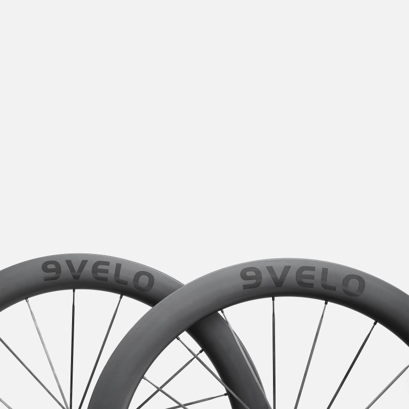9Velo 2025 Road Disc Carbon Spoke CD Wide Series 20H/20H (24mm inner wide)