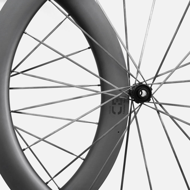 9Velo 2025 Road Disc Carbon Spoke CD Wide Series 20H/20H (24mm inner wide)