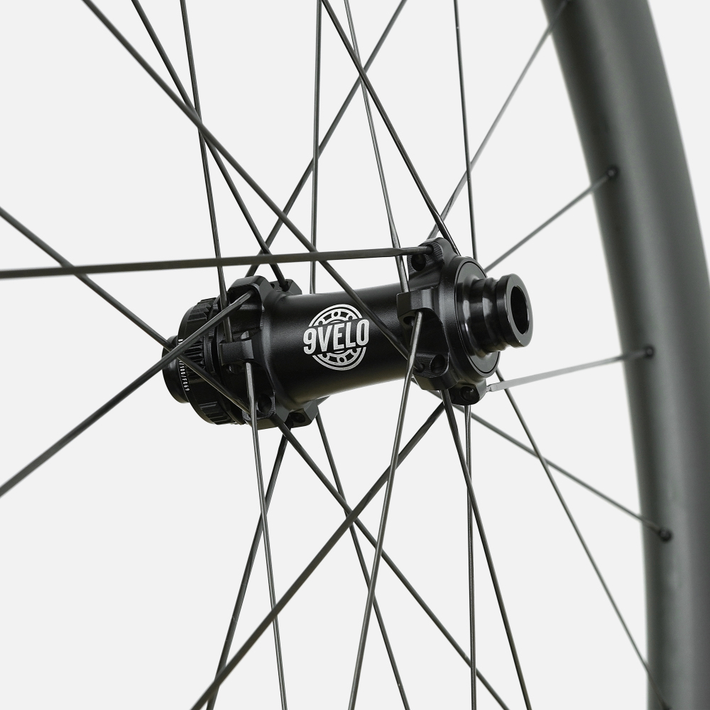 9Velo 2025 Gravel Disc Super Wide GV45 SW 24H/24H (32mm inner width)