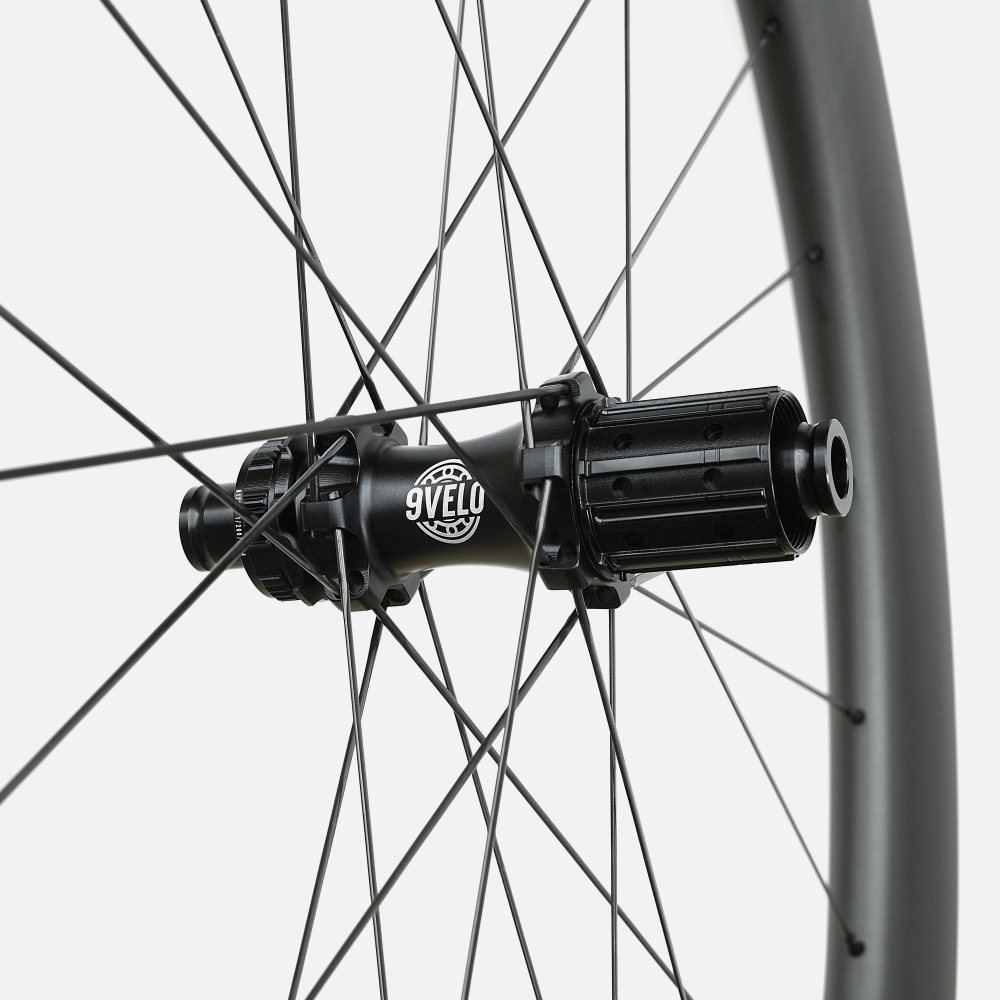 9Velo 2025 Gravel Disc Super Wide GV45 SW 24H/24H (32mm inner width)