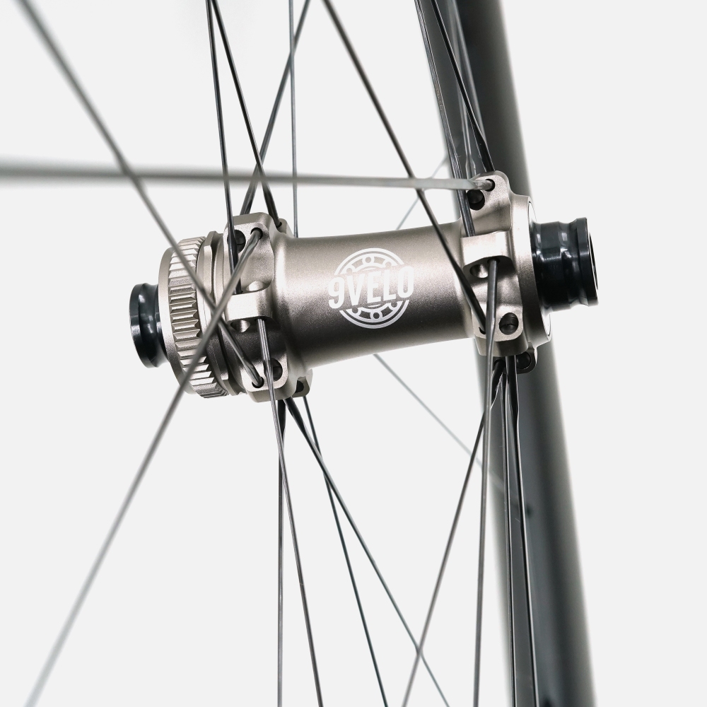 9Velo 2025 Gravel Disc Super Wide GV45 SW 24H/24H (32mm inner width)