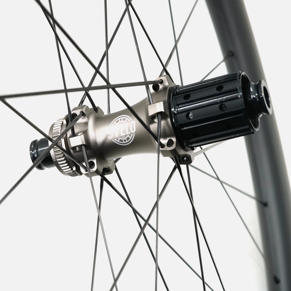 9Velo 2025 Gravel Disc Super Wide GV45 SW 24H/24H (32mm inner width)