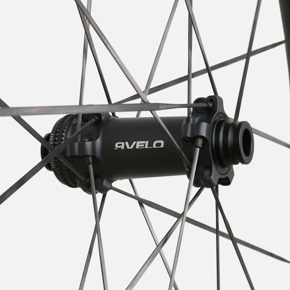 [Pre-order] 9Velo 2026 Ultralight Road Disc Carbon Spoke EXTREME C52 Wheelset 20H/20H (23.6 mm inner wide, sub1000 grams)
