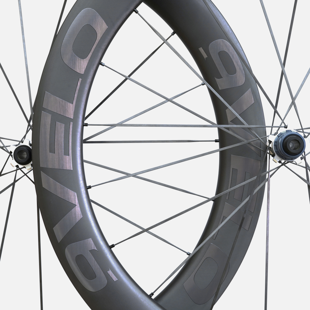 [Pre-order] 9Velo Ultralight Road Disc Carbon Spoke EXTREME C52 Wheelset 20H/20H (23.6 mm inner wide, sub1000 grams)