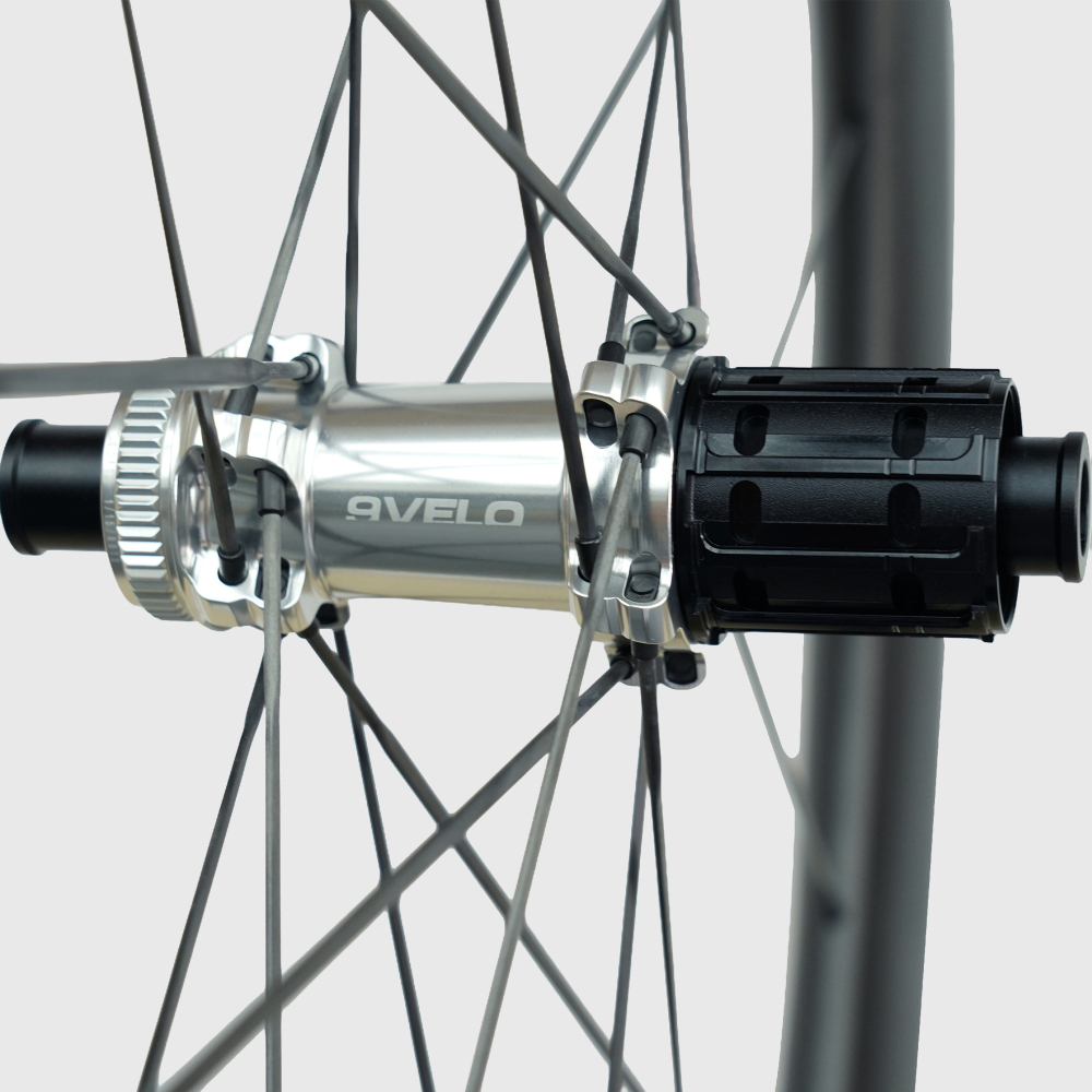 9Velo Ultralight Road Disc Carbon Spoke EXTREME C52 Plus Wheelset 20H/20H (23.6 mm inner wide)
