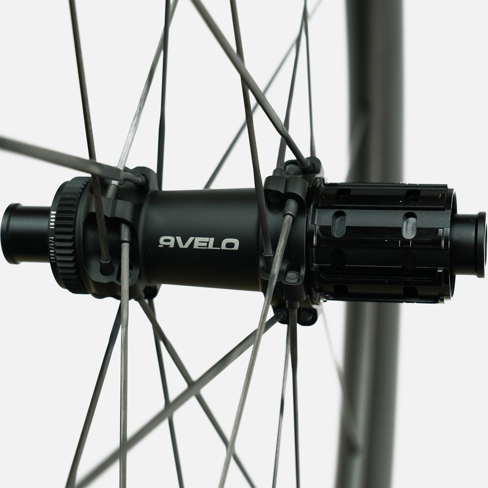 9Velo Ultralight Road Disc Carbon Spoke EXTREME C52 Plus Wheelset 20H/20H (23.6 mm inner wide)