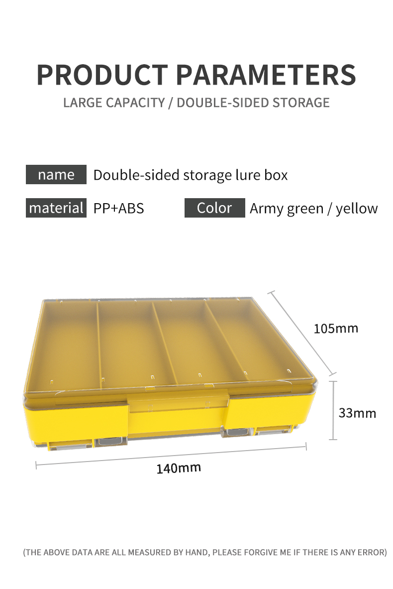 Double-sided hook storage box-form/grid,Lure Box