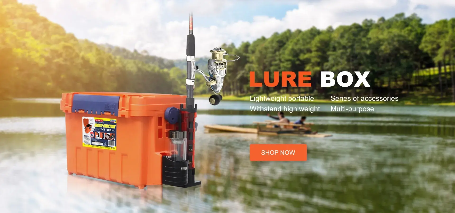 Multi-Function Fishing Tackle Box Lightweight Waterproof Fishing